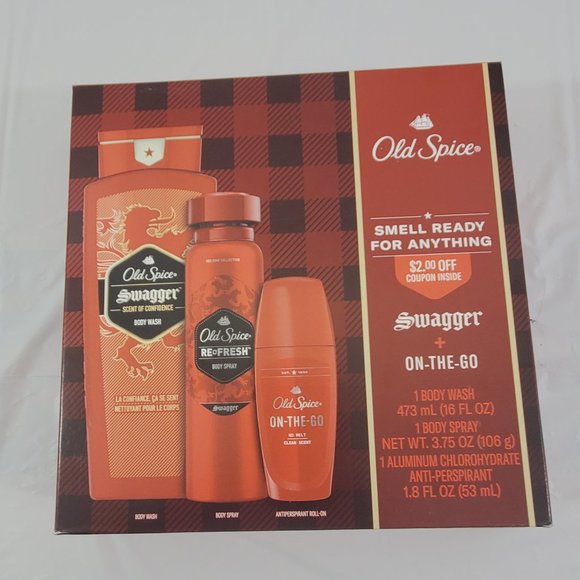Old Spice SWAGGER 3 Piece Body Care Wash Gift Set - Picture 6 of 8